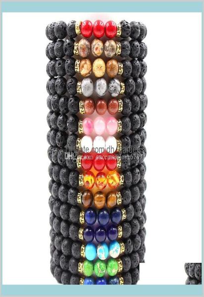 beaded strands jewelry drop delivery 2021 natural black lava stone tigers eye turquoise beads chakra essential oil diffuser bracel2294831
beaded strands jewelry drop delivery 2021 natural black lava stone tigers eye turquoise beads chakra essential oil diffuser bracel2294831