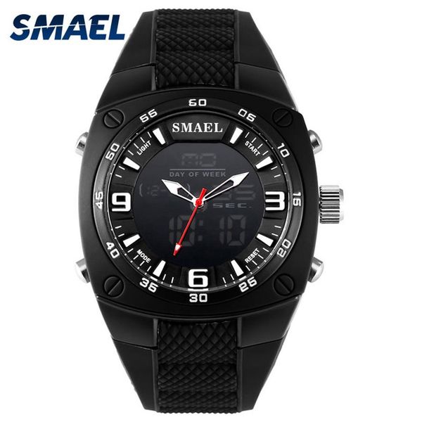 smael new men analog digital fashion military wristwatches waterproof sports watches quartz alarm watch dive relojes ws1008232m, Slivery;brown
smael new men analog digital fashion military wristwatches waterproof sports watches quartz alarm watch dive relojes ws1008232m, Slivery;brown