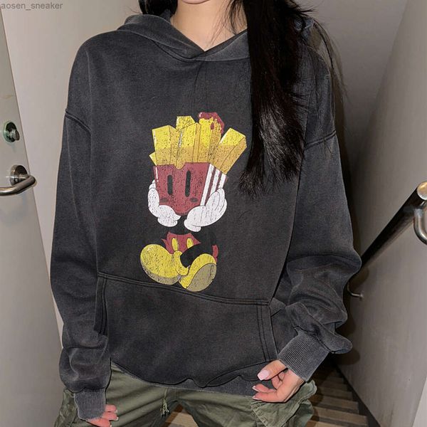 2023ss french fries pattern printing long sleeve vintage trend clothing creative popular hoodies, Black
2023ss french fries pattern printing long sleeve vintage trend clothing creative popular hoodies, Black