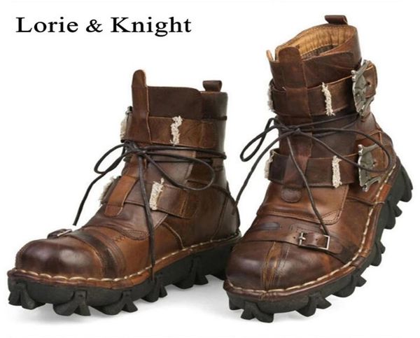 men039s cowhide genuine leather motorcycle boots military combat boots gothic skull punk boots5256318, Black;brown
men039s cowhide genuine leather motorcycle boots military combat boots gothic skull punk boots5256318, Black;brown