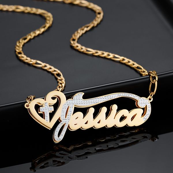 pendant necklaces kalung nama salib berlapis ganda kustom dalam liontin rantai nama dua nada emas 18k untuk wanita nama pelat nama hadiah pe, Silver
pendant necklaces kalung nama salib berlapis ganda kustom dalam liontin rantai nama dua nada emas 18k untuk wanita nama pelat nama hadiah pe, Silver