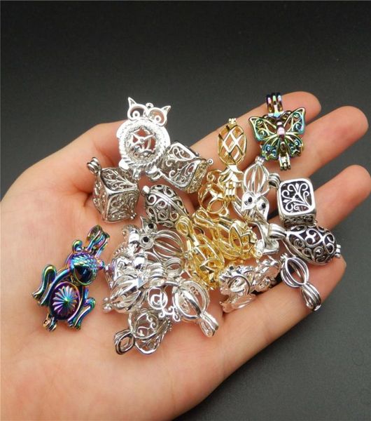 20pcs multicolor tone mixed design pearl beads cage locket pendants necklace bracelet jewelry making supplies essential oil diffus4844170, Silver
20pcs multicolor tone mixed design pearl beads cage locket pendants necklace bracelet jewelry making supplies essential oil diffus4844170, Silver