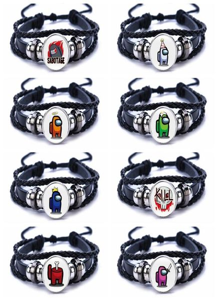 among party game family us bracelet for pu women kids adjustable black bracelets leather 2021 christmas gift men favor 2697959, Silver
among party game family us bracelet for pu women kids adjustable black bracelets leather 2021 christmas gift men favor 2697959, Silver