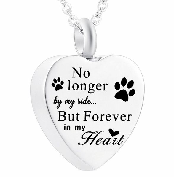 no longer by my side but forever in my heart stainless steel heart keepsake pendant for ashes pethuman cremation memorial jewelry1209022, Silver
no longer by my side but forever in my heart stainless steel heart keepsake pendant for ashes pethuman cremation memorial jewelry1209022, Silver