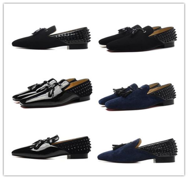classic elegant men spikes dress shoes man bow flat prom party loafers slip on for mens dynodent wedding designer sneakers 3146319, Black
classic elegant men spikes dress shoes man bow flat prom party loafers slip on for mens dynodent wedding designer sneakers 3146319, Black