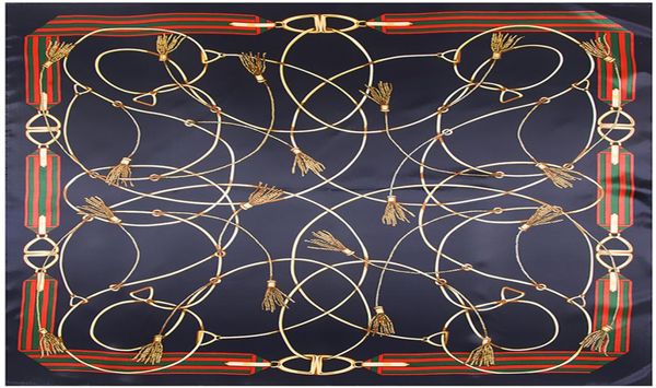new twill silk scarf women spain chain printing office bandana fashion silk foulard handkerchief female wrapsshawls 90cm90cm7868459, Blue;gray
new twill silk scarf women spain chain printing office bandana fashion silk foulard handkerchief female wrapsshawls 90cm90cm7868459, Blue;gray