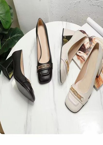 classic dress shoes high heeled boat shoe designer shoes leather thick heel heels 100 cowhide metal button pointed chain women sh9755523, Black
classic dress shoes high heeled boat shoe designer shoes leather thick heel heels 100 cowhide metal button pointed chain women sh9755523, Black