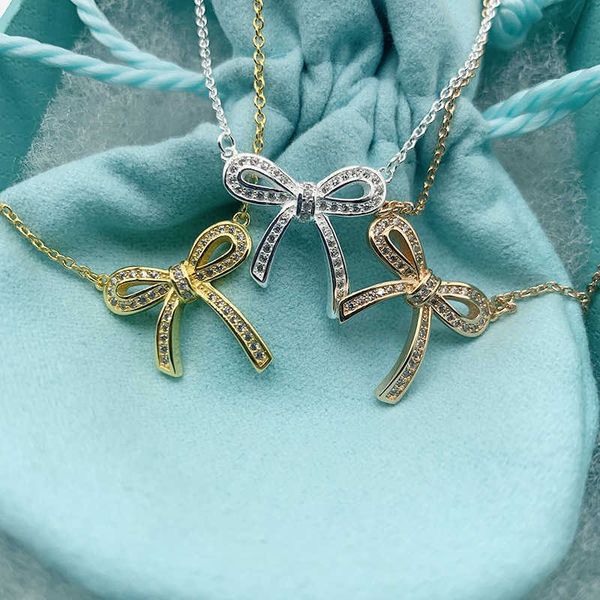 fashion designer tiff necklace s925 sterling silver exquisite bow pendant female summer light luxury niche clavicle chain french net red ver
fashion designer tiff necklace s925 sterling silver exquisite bow pendant female summer light luxury niche clavicle chain french net red ver