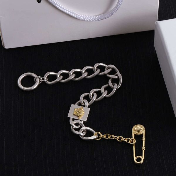 bracelet designer f new thick chain made old beauty headstyle bracelet, Black
bracelet designer f new thick chain made old beauty headstyle bracelet, Black