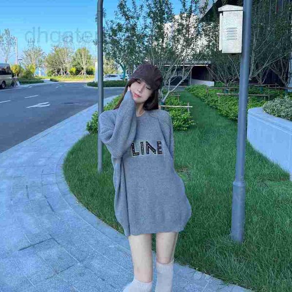 women's sweaters designer 2023 early autumn new high edition l diamond embroidery letter lazy style men's and wool knitted sweater, White;black
women's sweaters designer 2023 early autumn new high edition l diamond embroidery letter lazy style men's and wool knitted sweater, White;black