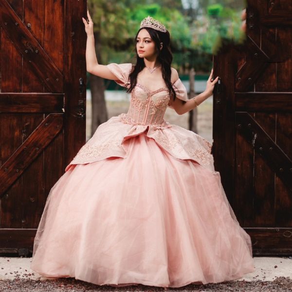 pink shiny quinceanera dress sweetheart dresses baile vestidos de 15 quinceanera luxury beads applique flower princess gown, Blue;red
pink shiny quinceanera dress sweetheart dresses baile vestidos de 15 quinceanera luxury beads applique flower princess gown, Blue;red