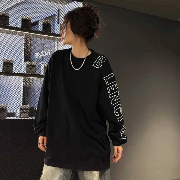 men's t-shirts designer early autumn new classic letter large embroidery and women's long sleeve t-shirt underlay mpwx, White;black
men's t-shirts designer early autumn new classic letter large embroidery and women's long sleeve t-shirt underlay mpwx, White;black