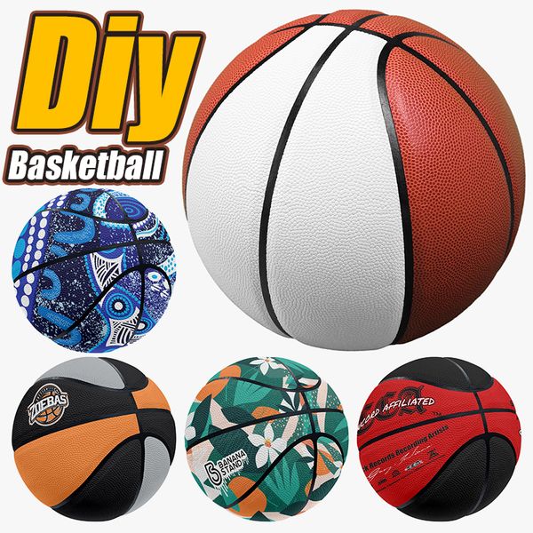 

custom Basketball diy Basketball Adolescents children outdoor sports Basketball game team training equipment Factory direct sales, 105363