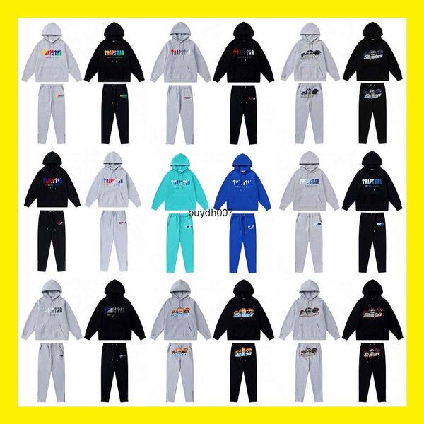 giek men and women hoodie sweatshirt trapstar rainbow gradient letter tiger head embroidery long guard pants sports casual set plush, Black
giek men and women hoodie sweatshirt trapstar rainbow gradient letter tiger head embroidery long guard pants sports casual set plush, Black