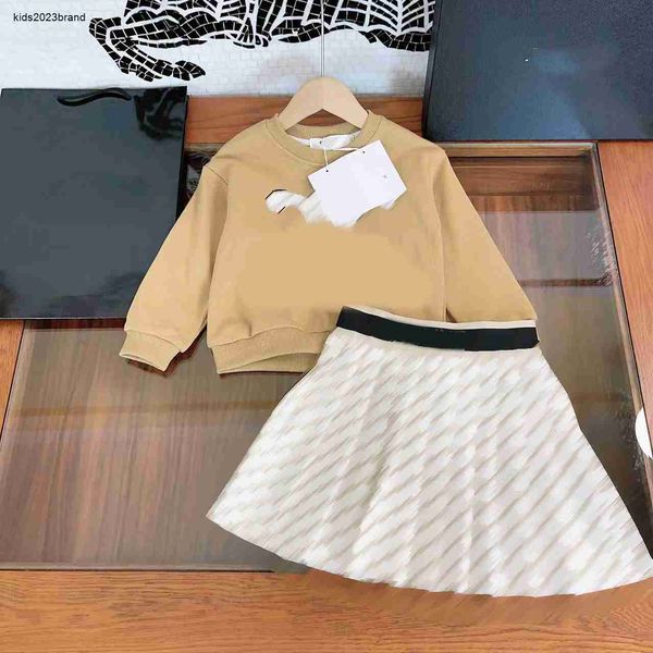 baby clothes designer girls dress suits kids autumn sets size 110-160 cm 2pcs long sleeved round neck sweater and pleated skirt aug30, White
baby clothes designer girls dress suits kids autumn sets size 110-160 cm 2pcs long sleeved round neck sweater and pleated skirt aug30, White