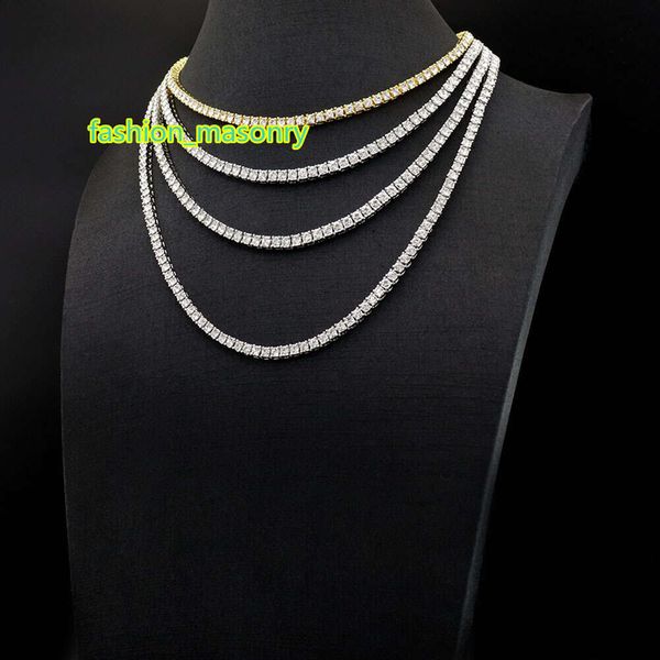 necklace for men 1 row 3 4 5mm width stock iced out diamond chain silver gold plated luxury jewelry designer for women hip hop mens tennis c, Black
necklace for men 1 row 3 4 5mm width stock iced out diamond chain silver gold plated luxury jewelry designer for women hip hop mens tennis c, Black