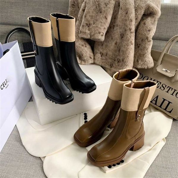 women boots korean version skinny boots square toe high heels thick soles medium tube motorcycle elegant commuting fashion short 230830, Black
women boots korean version skinny boots square toe high heels thick soles medium tube motorcycle elegant commuting fashion short 230830, Black
