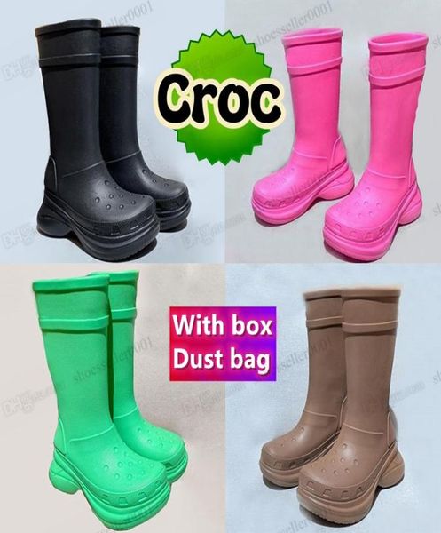rain boots ankle boots long boot paris outdoor luxury design 2.0 autumn and winter knight high platform big head thick bottom non-slip jelly, Black
rain boots ankle boots long boot paris outdoor luxury design 2.0 autumn and winter knight high platform big head thick bottom non-slip jelly, Black