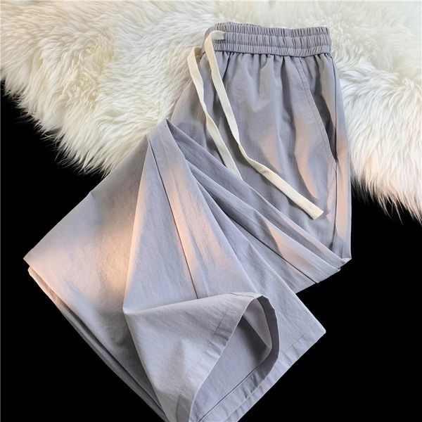 mens pants summer casual thin quickdrying korean fashion breathable ice silk baggy trousers male light gray 230904, Black
mens pants summer casual thin quickdrying korean fashion breathable ice silk baggy trousers male light gray 230904, Black