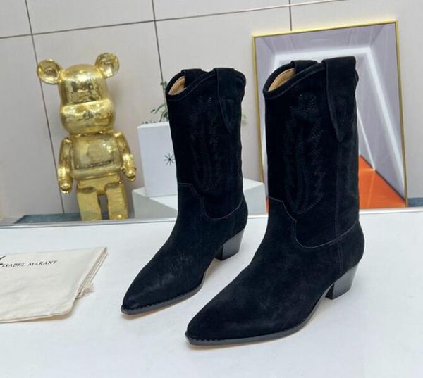 5a boots im8156420 isabelmarant dahope suede embroidered leather ankle boot discount desinger shoes for women size 35-41 fendave, Black
5a boots im8156420 isabelmarant dahope suede embroidered leather ankle boot discount desinger shoes for women size 35-41 fendave, Black