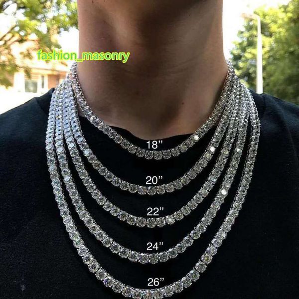 hip hop bling jewelry mens necklace silver gold diamond necklaces 3mm 4mm 5mm iced out tennis chain, Black
hip hop bling jewelry mens necklace silver gold diamond necklaces 3mm 4mm 5mm iced out tennis chain, Black