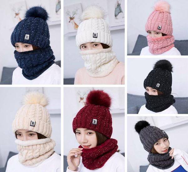 fashion knit hat scarf set winter pom pom knitted beanie hats woman crochet scarves outdoor warm ski cap tta18269519027, Blue;gray
fashion knit hat scarf set winter pom pom knitted beanie hats woman crochet scarves outdoor warm ski cap tta18269519027, Blue;gray