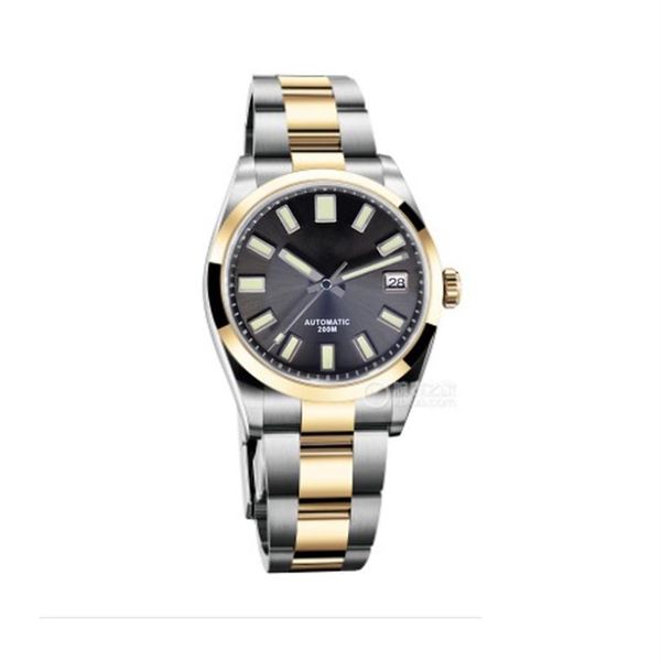 a watch 40mm for man and woman automatic mechanical movement stainless steel strap military explorer watches225m, Slivery;brown
a watch 40mm for man and woman automatic mechanical movement stainless steel strap military explorer watches225m, Slivery;brown
