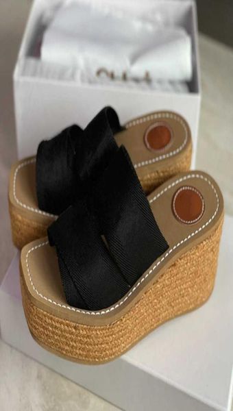 designer women slippers woody wedge mule glyn platform espadrille white printing letter canvas sandal high heels flat rubber botto5419824, Black
designer women slippers woody wedge mule glyn platform espadrille white printing letter canvas sandal high heels flat rubber botto5419824, Black