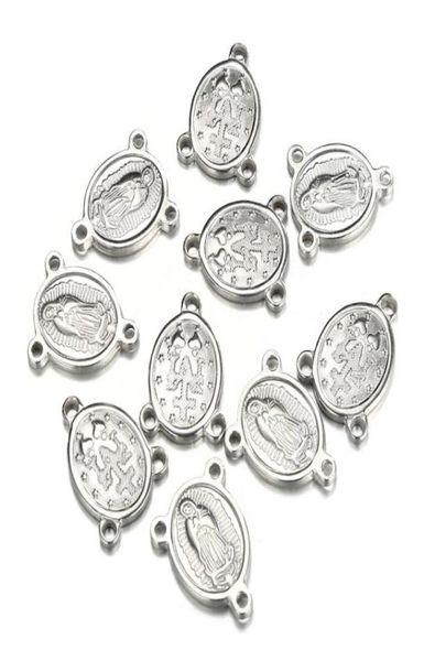 50pcslot stainless steel religious rosary centerpiece modonna rosary virgin mary charms connectors for jewelry diy crafts accesso5980245, Bronze;silver
50pcslot stainless steel religious rosary centerpiece modonna rosary virgin mary charms connectors for jewelry diy crafts accesso5980245, Bronze;silver