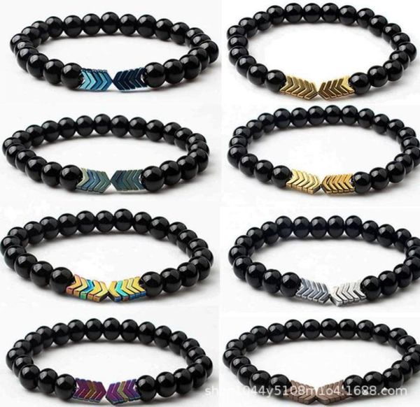 black stone bracelets essential oil diffuser healing balance yoga magnet arrow charm bracelet2160468, Golden;silver
black stone bracelets essential oil diffuser healing balance yoga magnet arrow charm bracelet2160468, Golden;silver