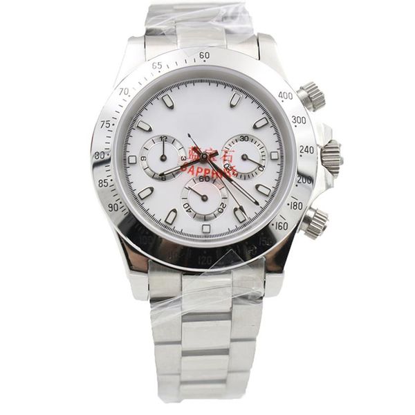 mens watch all subdials work quality factory 40mm automatic mechanical movement sapphire glass mens white dial watches2922, Slivery;brown
mens watch all subdials work quality factory 40mm automatic mechanical movement sapphire glass mens white dial watches2922, Slivery;brown