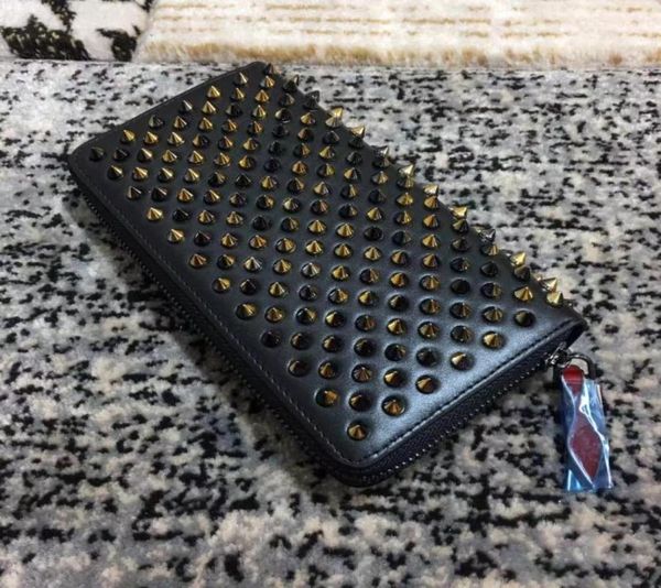 long style panelled spiked clutch women men wallets patent real leather mixed color rivets bag clutches lady purses with spikes8716426, Red;black
long style panelled spiked clutch women men wallets patent real leather mixed color rivets bag clutches lady purses with spikes8716426, Red;black