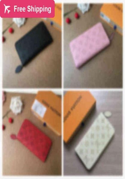 

wallets voyage luxury purse design leather clutch newspaper m61867 real men brazza women039s wallet pochette zippy zipper verti3332603, Red;black