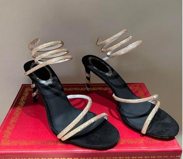 luxury brandcleoembellished suede sandals stiletto high heel renes caovilla crystal black snakelike twining rhinestone sandals w8153238
luxury brandcleoembellished suede sandals stiletto high heel renes caovilla crystal black snakelike twining rhinestone sandals w8153238