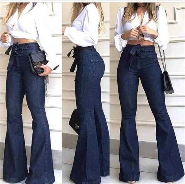 womens high waist jeans autumn fashion solid denim flare pants street wide flare jeans female ladies flared trousersc6w2, Blue
womens high waist jeans autumn fashion solid denim flare pants street wide flare jeans female ladies flared trousersc6w2, Blue