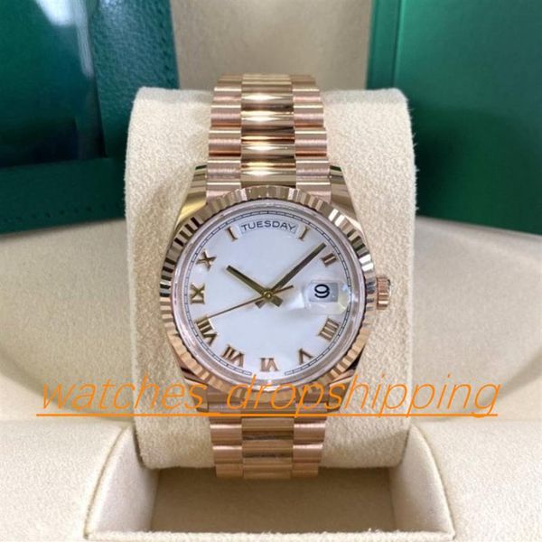 super quality mens womens watch 36mm daydate v5 fluted bezel roman dial automatic mechanical self-winding sapphire glass 228238 pr209w, Slivery;brown
super quality mens womens watch 36mm daydate v5 fluted bezel roman dial automatic mechanical self-winding sapphire glass 228238 pr209w, Slivery;brown