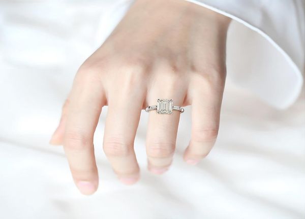 wong rain 925 sterling silver emerald cut created moissanite gemstone wedding engagement diamonds ring fine jewelry whole q1216214980, Golden;silver
wong rain 925 sterling silver emerald cut created moissanite gemstone wedding engagement diamonds ring fine jewelry whole q1216214980, Golden;silver