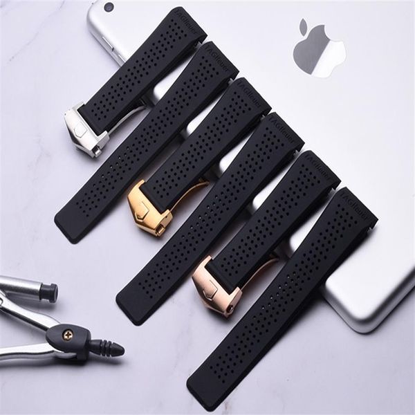 watch bands 22mm 24mm watchbands for tag black diving silicone rubber holes band strap stainless steel replacement216b, Black;brown
watch bands 22mm 24mm watchbands for tag black diving silicone rubber holes band strap stainless steel replacement216b, Black;brown