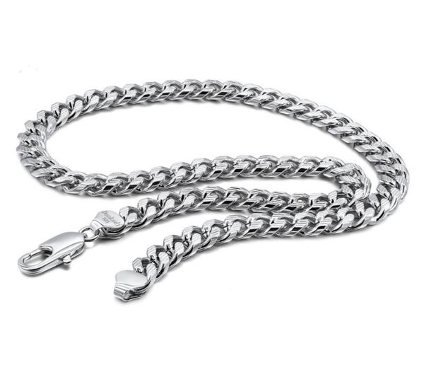 100925 sterling silver punk necklace men 10mm curb cuban link chain chokers gift fashion vintage for man solid jewelry chains5360086
100925 sterling silver punk necklace men 10mm curb cuban link chain chokers gift fashion vintage for man solid jewelry chains5360086
