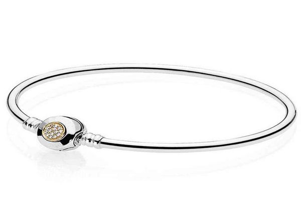 new 925 sterling silver momemts two-tone signature chain bangle for original bracelet bead charm diy jewelry5472618, Black
new 925 sterling silver momemts two-tone signature chain bangle for original bracelet bead charm diy jewelry5472618, Black