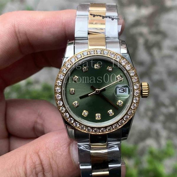 13 styles 2 tone gold president strap diamond bezel women stainless watches automatic mechanical watch 31261k, Slivery;brown
13 styles 2 tone gold president strap diamond bezel women stainless watches automatic mechanical watch 31261k, Slivery;brown