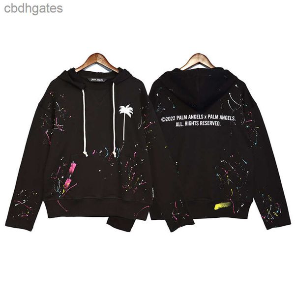 painted mens streetwear men designer sweater fashion brand hoodies tree print pallm angells women loose hooded couple t5ax, Black
painted mens streetwear men designer sweater fashion brand hoodies tree print pallm angells women loose hooded couple t5ax, Black
