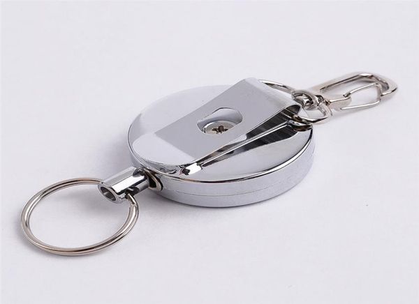 resilience steel wire rope elastic keychain recoil sporty retractable alarm key ring anti lost yoyo ski pass id card9108017, Silver
resilience steel wire rope elastic keychain recoil sporty retractable alarm key ring anti lost yoyo ski pass id card9108017, Silver