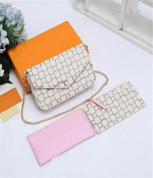 2022 3pcsset women shoulder bag felicie pochette luxury handbag messenger chain strap purse clutch tote function wallet with box26570452, Red;black
2022 3pcsset women shoulder bag felicie pochette luxury handbag messenger chain strap purse clutch tote function wallet with box26570452, Red;black