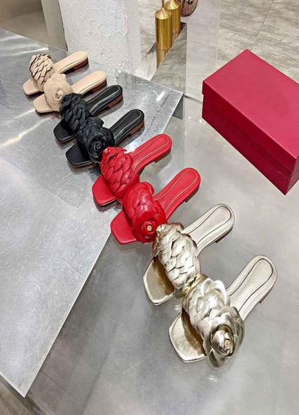 new women slippers ladies flat heel slipper tide female slippers leather womens flower slides with box large size 3546849752, Black
new women slippers ladies flat heel slipper tide female slippers leather womens flower slides with box large size 3546849752, Black
