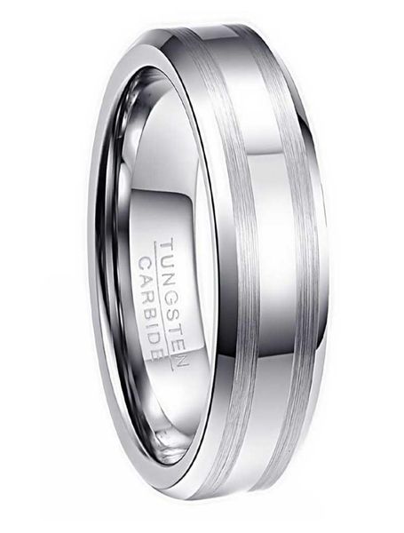 8mm wide 23mm thick double lassa stripe white k tungsten steel ring american code 614 with half a yard5109000, Golden;silver
8mm wide 23mm thick double lassa stripe white k tungsten steel ring american code 614 with half a yard5109000, Golden;silver