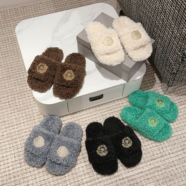 new designer brand furry slide sandal wool winter fur fluffy furry embroidery letters sandals comfortable fuzzy women indoor slipper 35-40, Black
new designer brand furry slide sandal wool winter fur fluffy furry embroidery letters sandals comfortable fuzzy women indoor slipper 35-40, Black