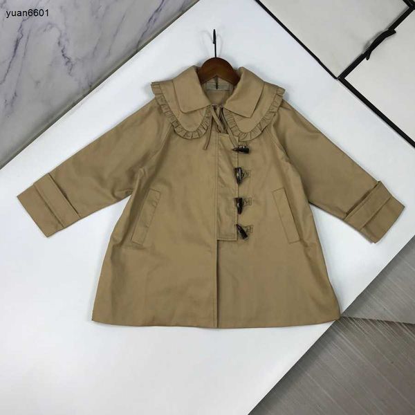 2023 kids coat fashion horn button baby jacket size 120-170 cm pleated lace collar child spring outwear windbreaker for girl aug30, Camo
2023 kids coat fashion horn button baby jacket size 120-170 cm pleated lace collar child spring outwear windbreaker for girl aug30, Camo