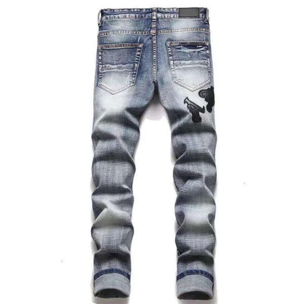 2022 european and american men's designer ripped jeans hip-hop high street fashion fashion brand cycling motorcycle embroidery36970412, Blue
2022 european and american men's designer ripped jeans hip-hop high street fashion fashion brand cycling motorcycle embroidery36970412, Blue