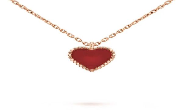 sweet heart pendant necklace designer jewelry love necklaces four leaf clover sterling silver rose gold red heartshaped necklace 5731011 
sweet heart pendant necklace designer jewelry love necklaces four leaf clover sterling silver rose gold red heartshaped necklace 5731011